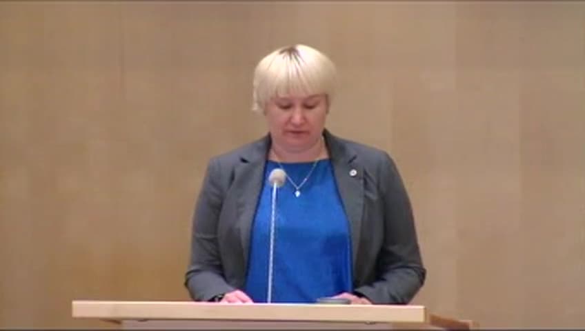 Stillbild från Debatt om förslag, Polisfrågor