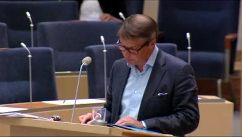 Stillbild från Interpellationsdebatt, Behovet av en svensk SRHR-strategi
