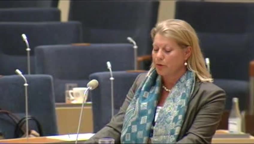 Stillbild från Interpellationsdebatt, Bristande infrastruktur som flaskhals för tillväxt