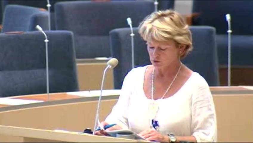 Stillbild från Interpellationsdebatt, Skapande skolas eventuella mervärde för alla elever