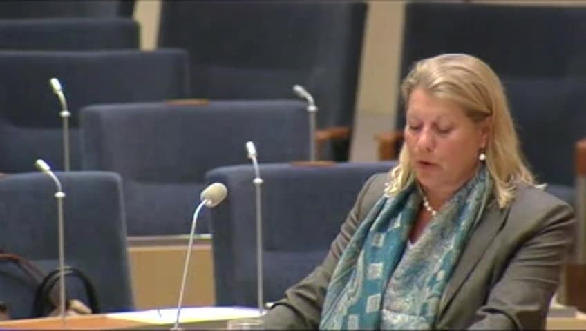 Stillbild från Interpellationsdebatt, Fyrstegsprincipen i EU