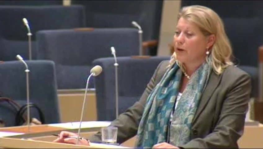 Stillbild från Interpellationsdebatt, Flygförbindelsen Östersund-Umeå och tillgång till specialistsjukvård 