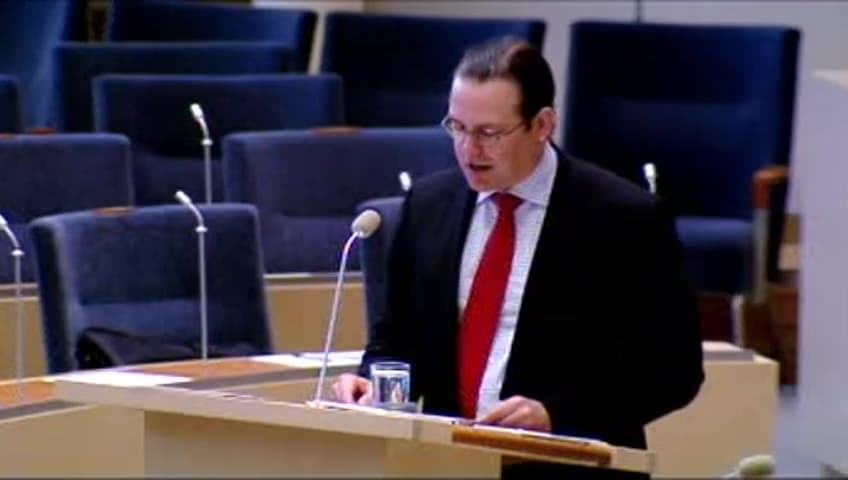Stillbild från Interpellationsdebatt, Stimulans av bilpooler