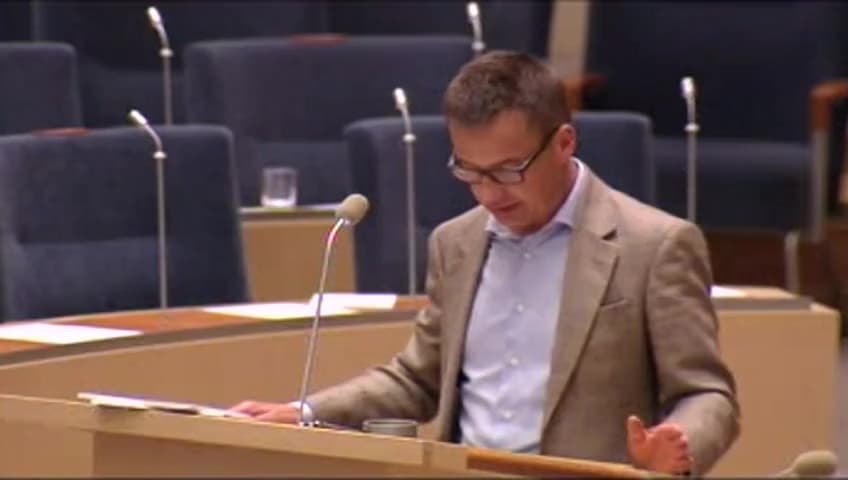 Stillbild från Interpellationsdebatt, Utvärdering av pensionssystemet