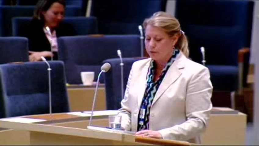 Stillbild från Interpellationsdebatt, Regeringens tågsatsning