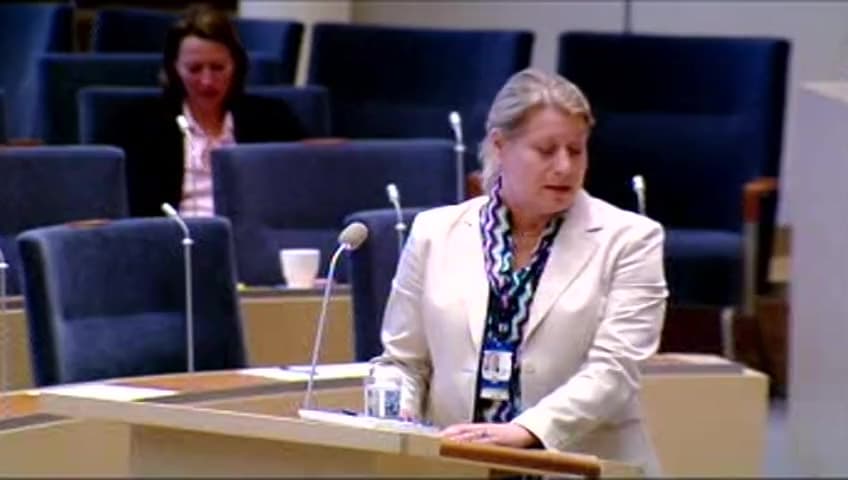Stillbild från Interpellationsdebatt, Öresundstrafiken