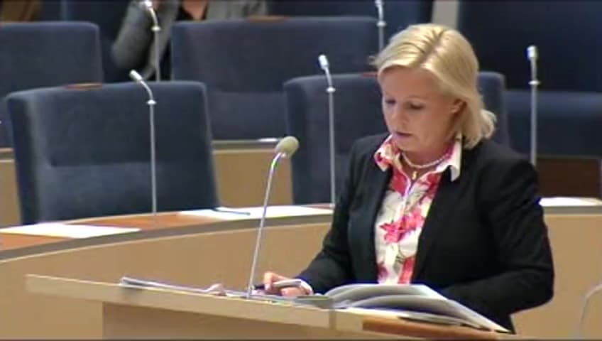 Stillbild från Interpellationsdebatt, Uppföljning av arbetsmarknadsåtgärder för nyanlända invandrare