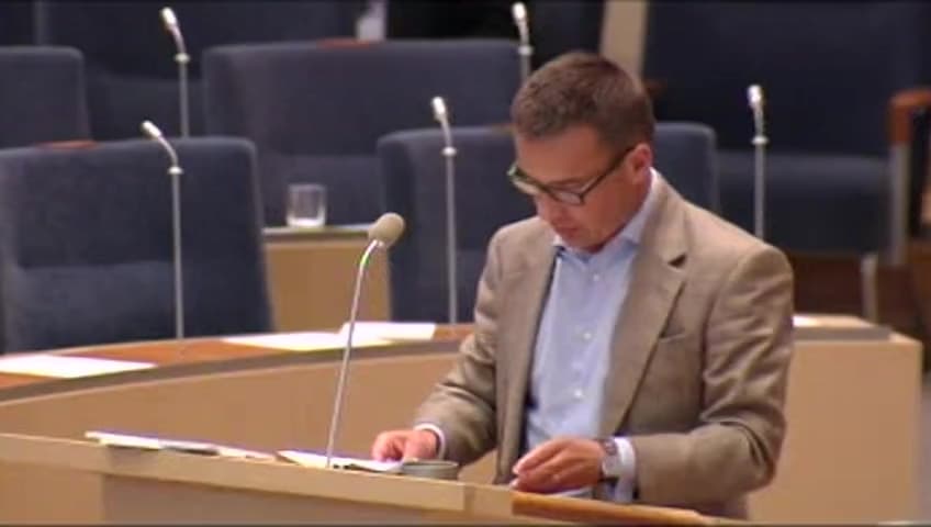 Stillbild från Interpellationsdebatt, Försäkringskassans lokala närvaro