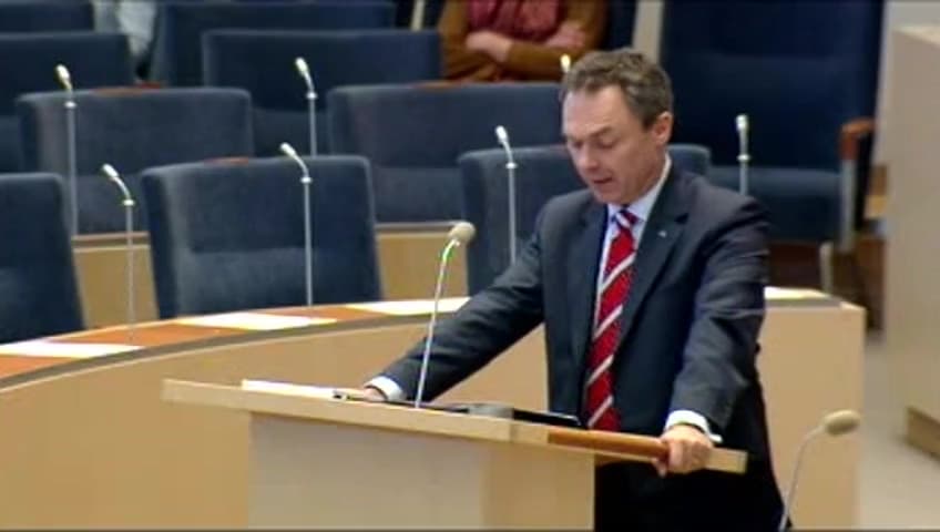 Stillbild från Interpellationsdebatt, Avgifter i skolan