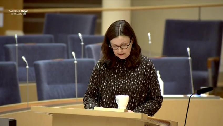 Stillbild från Interpellationsdebatt, Obehöriga lärare