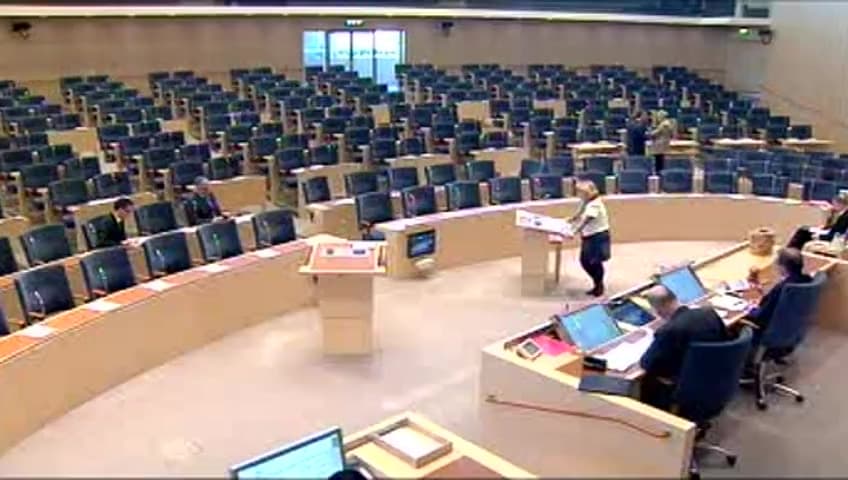 Stillbild från Interpellationsdebatt, Föräldraskap vid assisterad befruktning