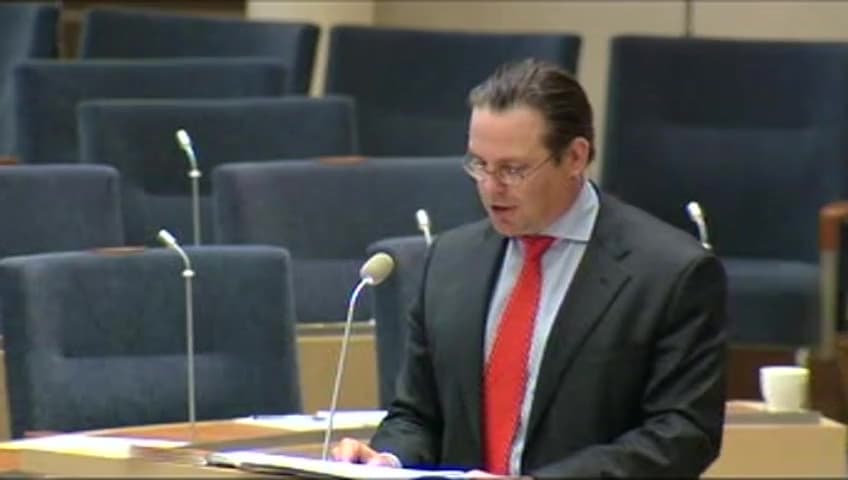 Stillbild från Interpellationsdebatt, Beskattningen av syntetisk diesel