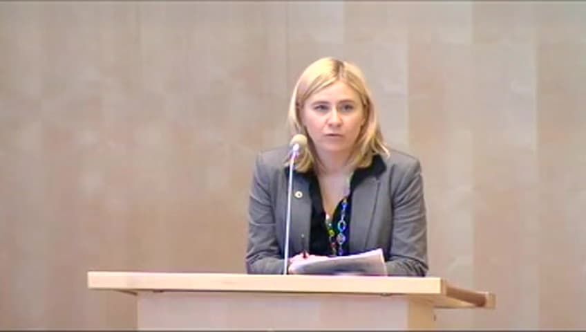 Stillbild från Debatt om förslag, Högskolan