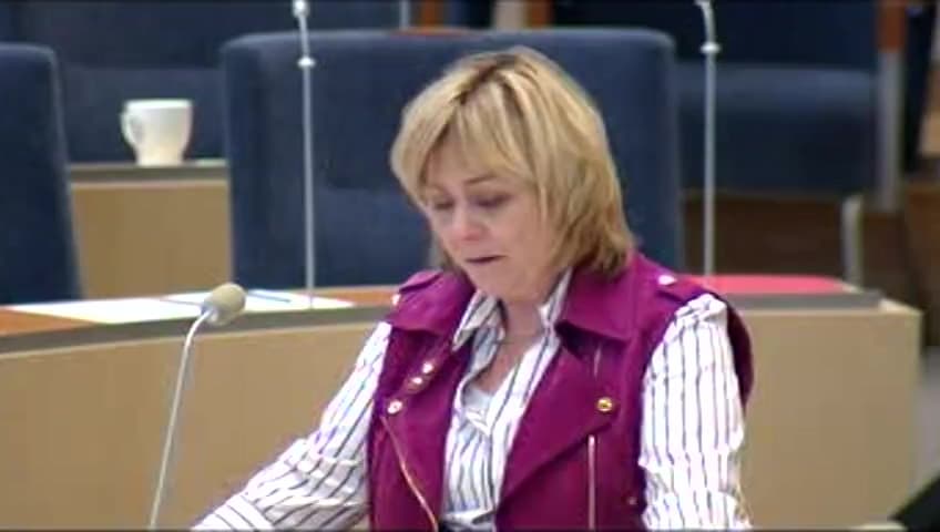 Stillbild från Interpellationsdebatt, Kvalitetssäkring vid omvandling från hyresrätt till bostadsrätt