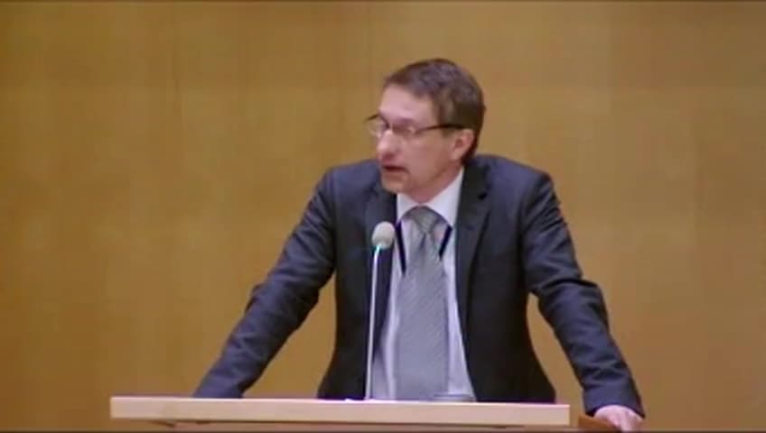 Stillbild från Debatt om förslag, Tingsrättsorganisationen