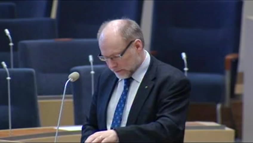Stillbild från Interpellationsdebatt, Bostadsbristen