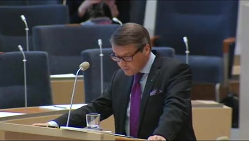 Stillbild från Interpellationsdebatt, Klagomålshanteringen i hälso- och sjukvården