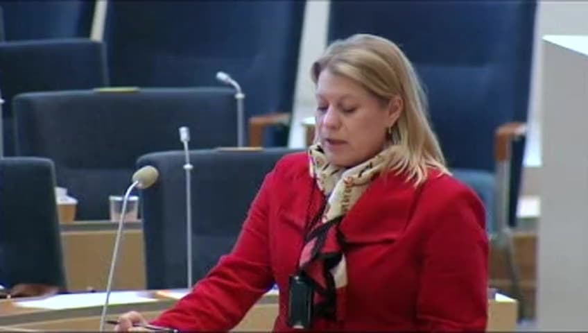 Stillbild från Interpellationsdebatt, Inflytande över statliga medel