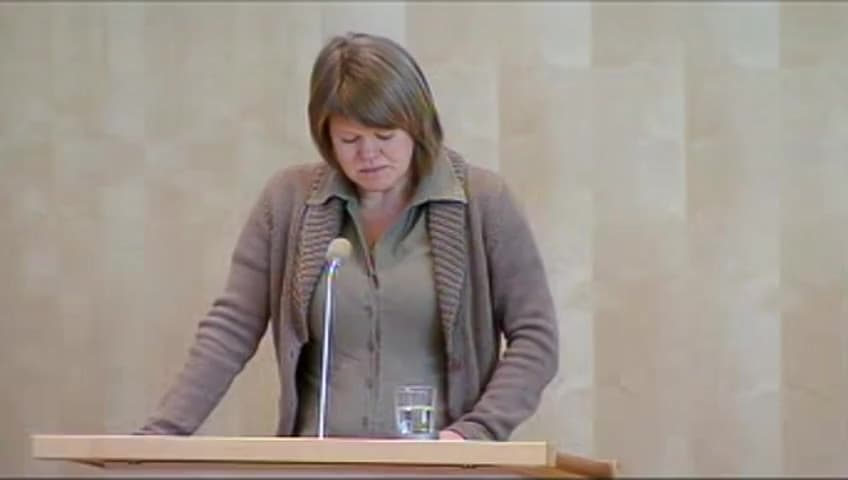 Stillbild från Debatt om förslag, En reformerad budgetlag