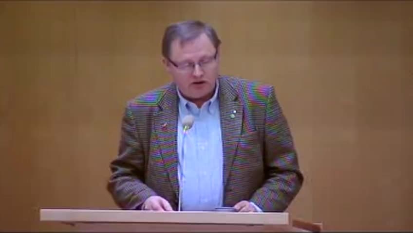 Stillbild från Debatt om förslag, Naturresursfrågor och vattenrätt