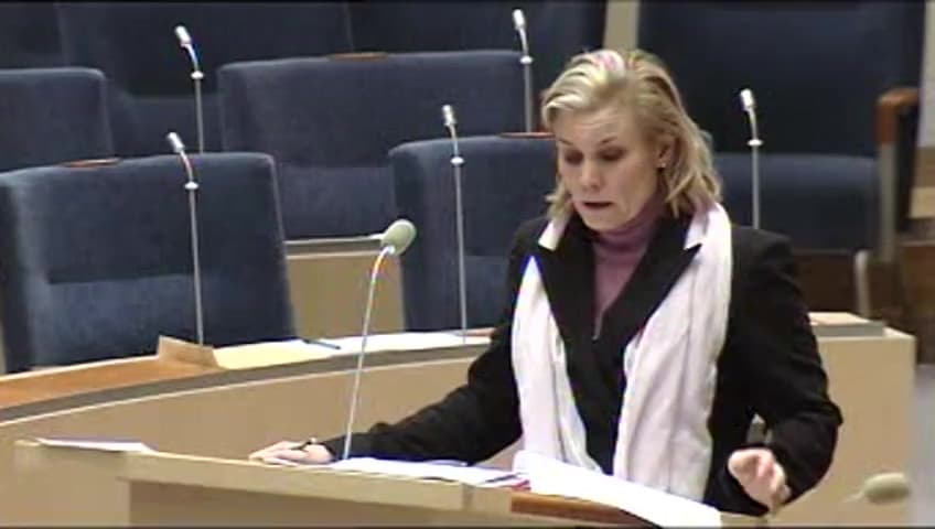 Stillbild från Interpellationsdebatt, Sexuell och reproduktiv hälsa och rättigheter i svensk utvecklingspolitik