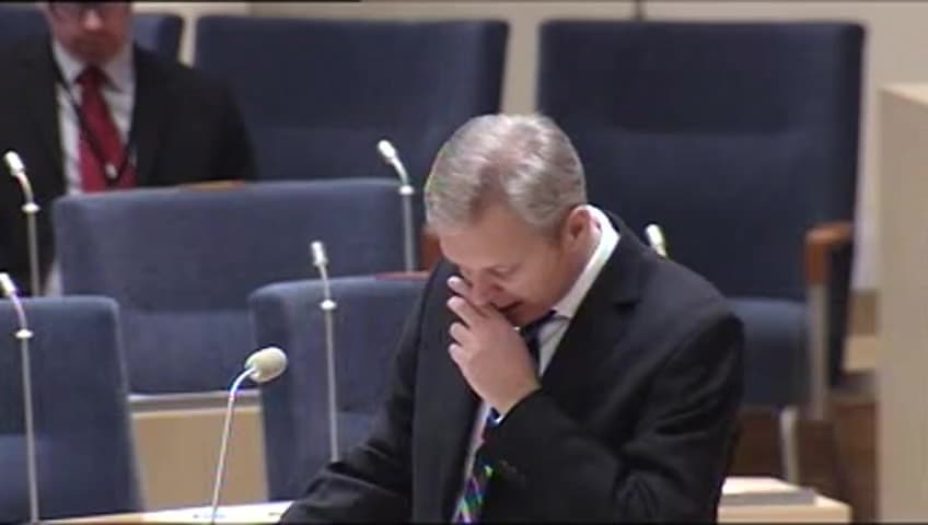 Stillbild från Interpellationsdebatt, Task Force 3-10