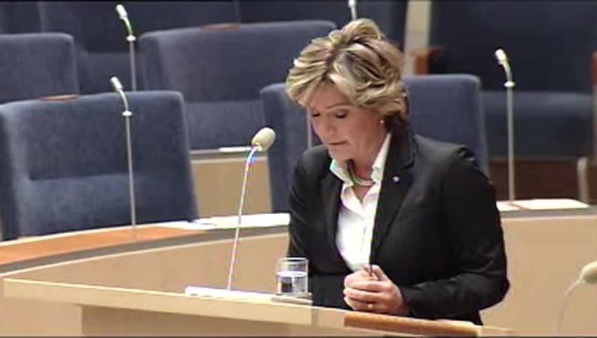 Stillbild från Interpellationsdebatt, Ökad barnfattigdom