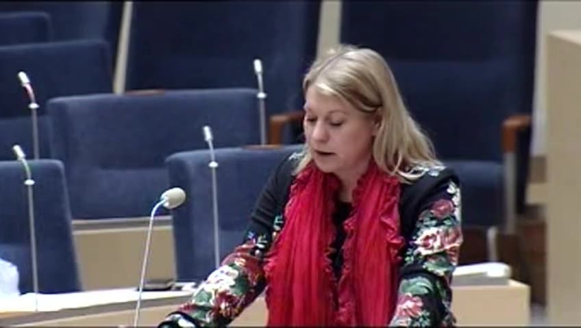 Stillbild från Interpellationsdebatt, Vintertrafikproblem på E4:an i Gävleborg