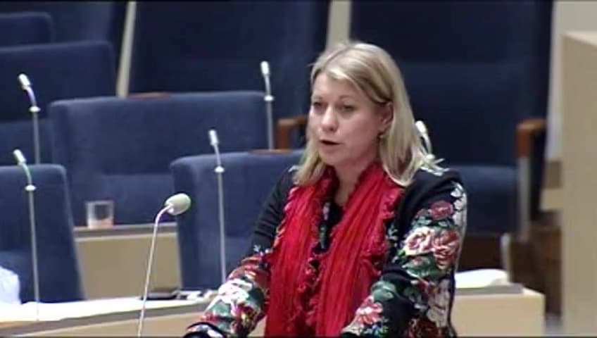 Stillbild från Interpellationsdebatt, Sjöfartens spelregler