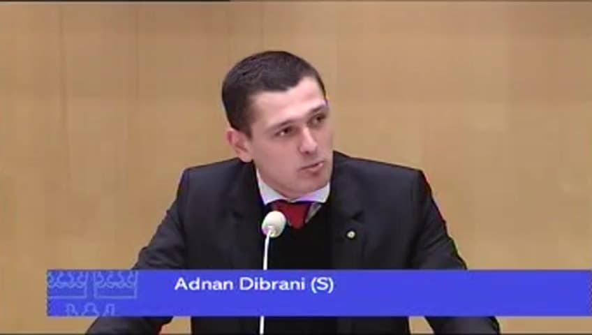 Stillbild från Debatt om förslag, Utgiftsområde 15 Studiestöd