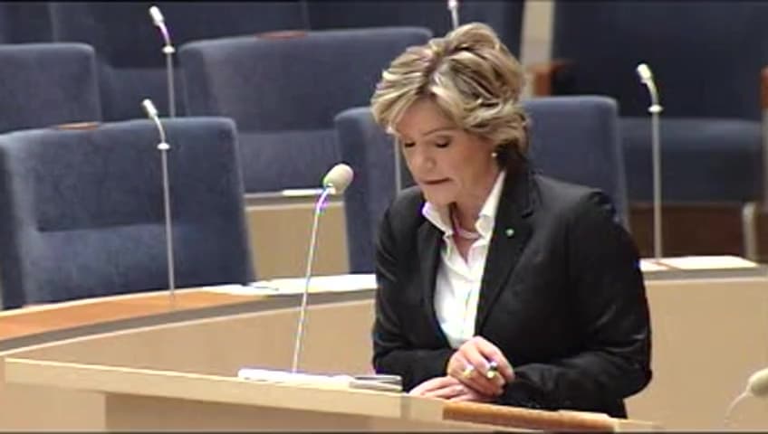 Stillbild från Interpellationsdebatt, Ungas droganvändning