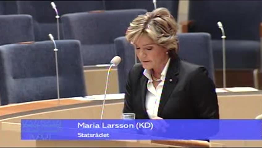 Stillbild från Interpellationsdebatt, Livet efter skyddat boende