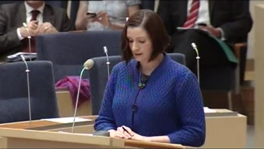 Stillbild från Interpellationsdebatt, Fördjupat samarbete inom EU