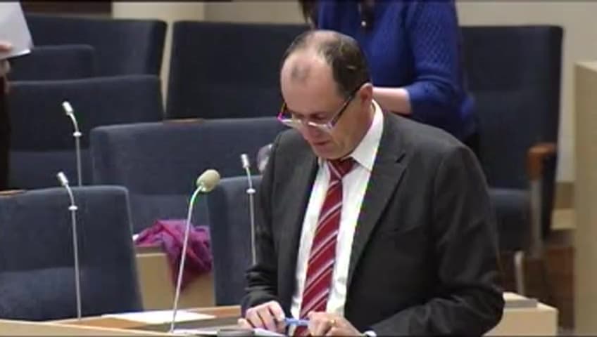 Stillbild från Interpellationsdebatt, Finanskommission