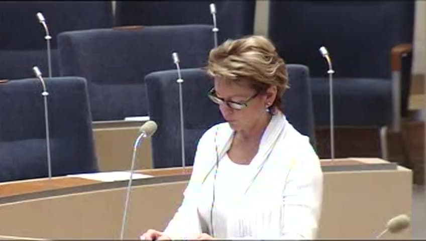 Stillbild från Interpellationsdebatt, Tillgång till digitalbio i hela landet