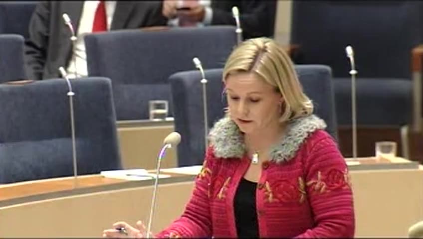 Stillbild från Interpellationsdebatt, Bristande granskning av jobbcoacher