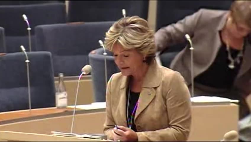 Stillbild från Interpellationsdebatt, Nätdroger