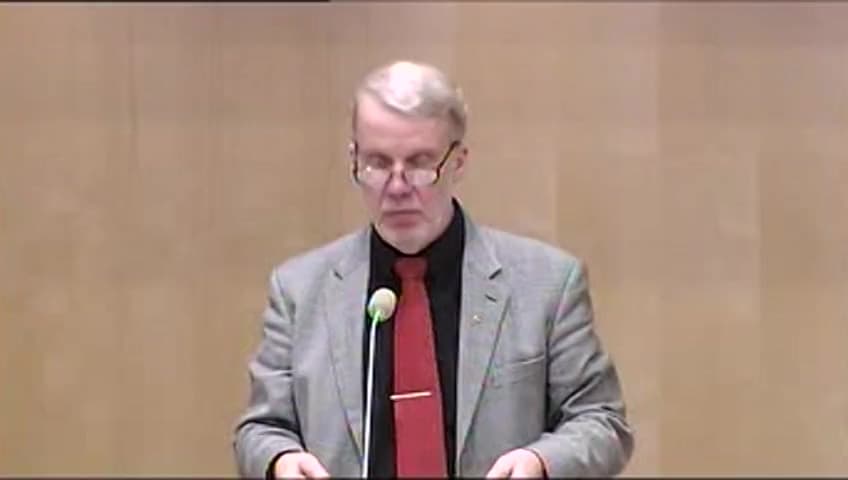 Stillbild från Debatt om förslag, Uppföljning av riksrevisionsreformen