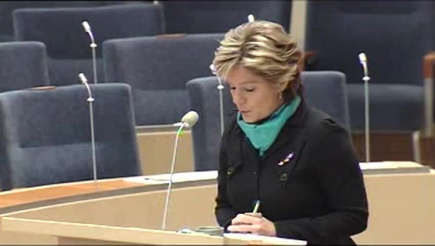 Stillbild från Interpellationsdebatt, Bemanning i demensvården