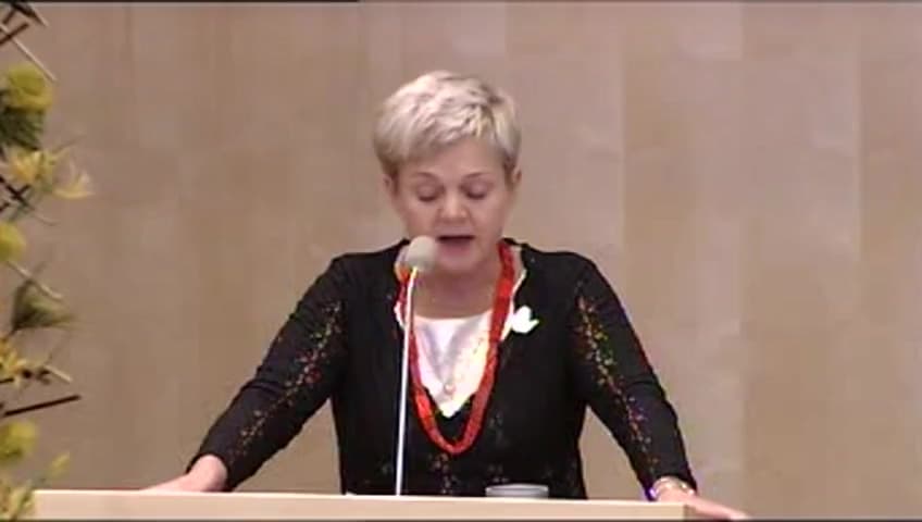 Stillbild från Debatt om förslag, Subsidiaritetsprövning av direktivförslag om insättningsgarantisystem 