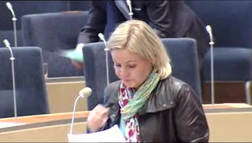 Stillbild från Interpellationsdebatt, Jobb- och utvecklingsgarantins tredje fas