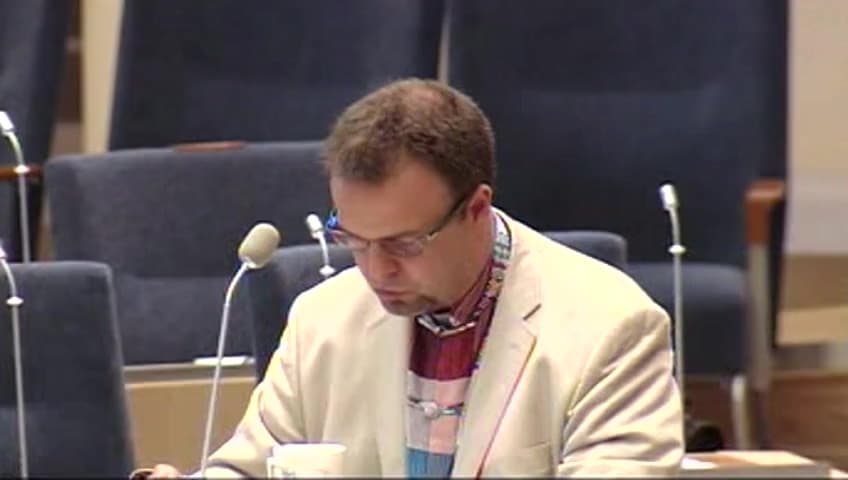 Stillbild från Interpellationsdebatt, Jobb- och utvecklingsgarantin