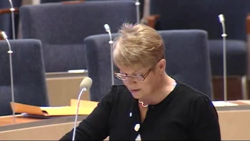 Stillbild från Interpellationsdebatt, Åtgärder mot regionala klyftor