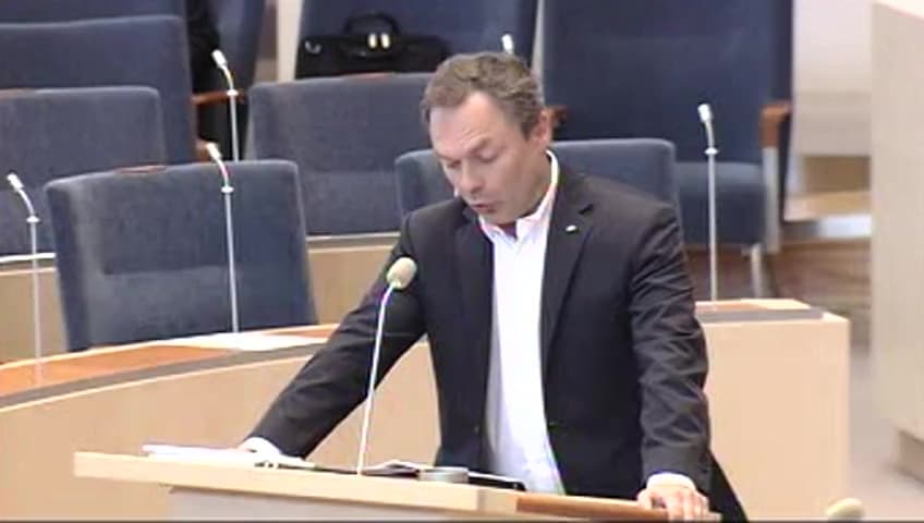 Stillbild från Interpellationsdebatt, Utveckling av skolans resultat