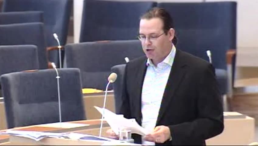Stillbild från Interpellationsdebatt, Skattenivån