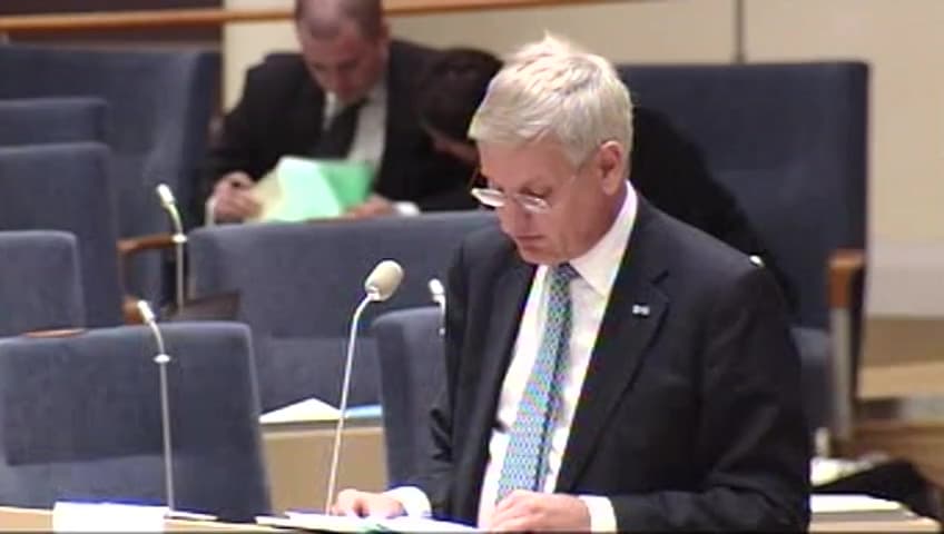 Stillbild från Interpellationsdebatt, Situationen i Vitryssland