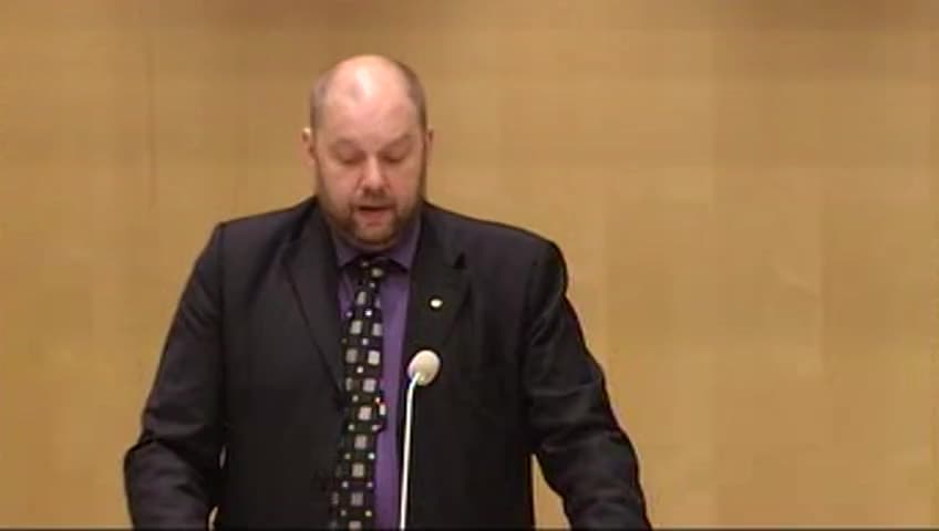 Stillbild från Debatt om förslag, Företagsutveckling - statliga insatser för finansiering och rådgivning