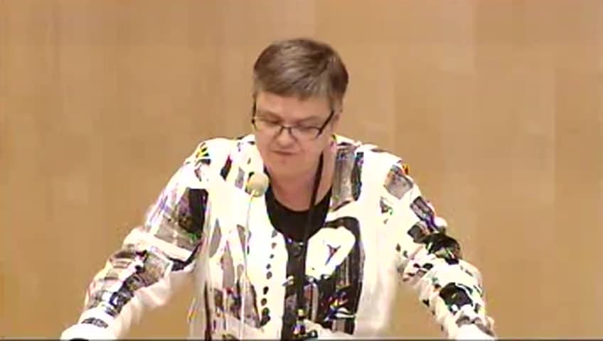 Stillbild från Debatt om förslag, Ett starkare skydd för den enskildes integritet vid kreditupplysning