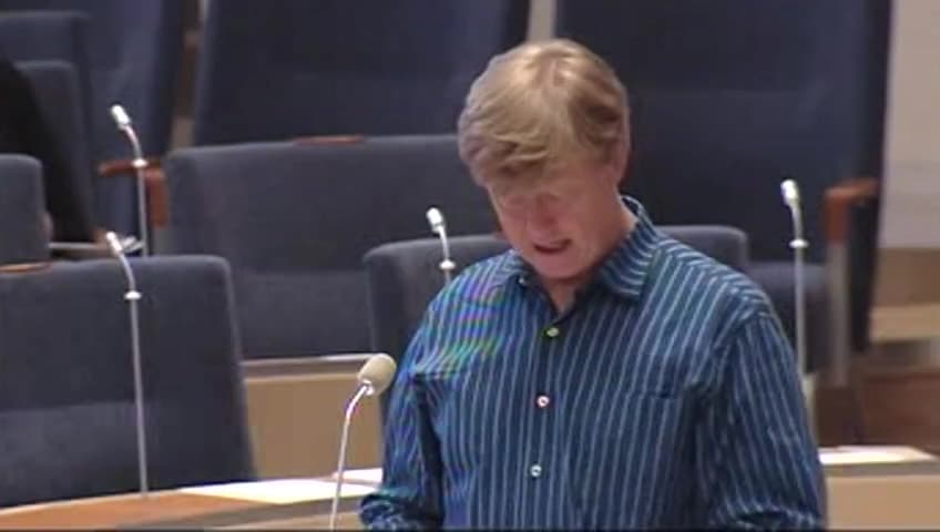 Stillbild från Interpellationsdebatt, Vattenskotrar