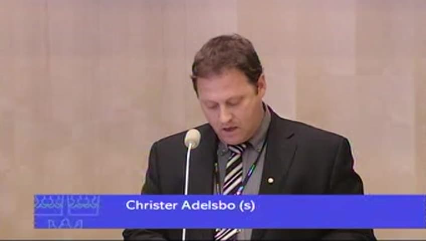 Stillbild från Debatt om förslag, En ny fängelse- och häkteslagstiftning